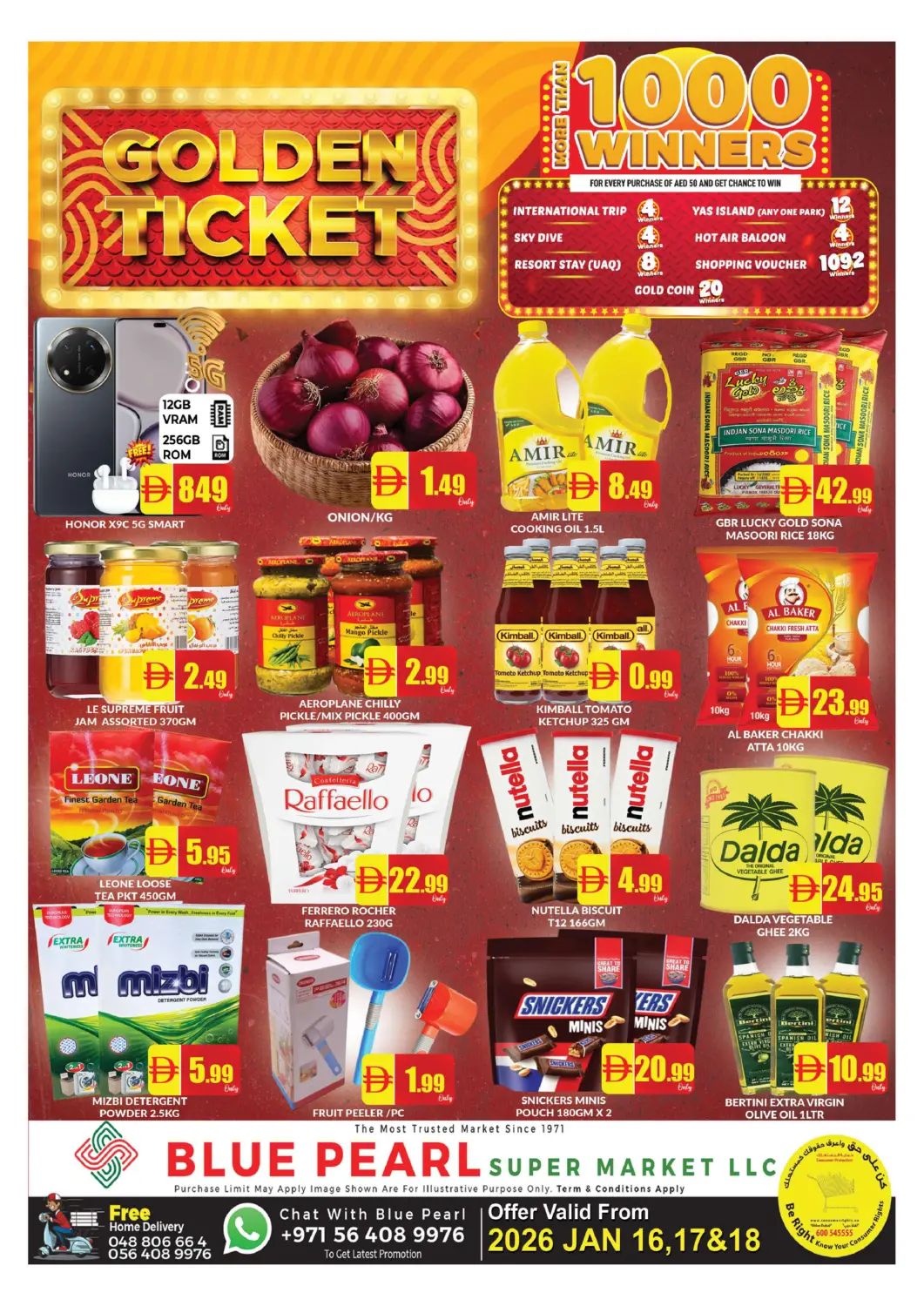 UAE - Dubai AL MADINA (Dubai) offers in D4D Online. Blue Pearl-DIP-1. . Till 18th January