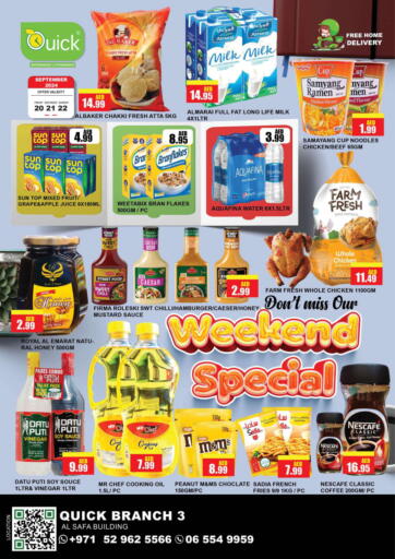 UAE - Sharjah / Ajman Quick Supermarket offers in D4D Online. Al Safa Building. . Till 22nd September