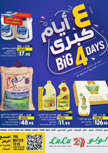 KSA, Saudi Arabia, Saudi - Riyadh LULU Hypermarket offers in D4D Online. Big 4 Days. . Till 13th May