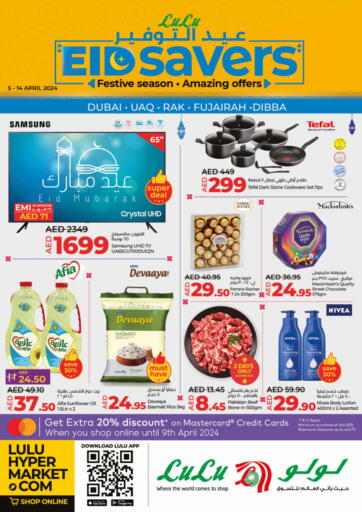UAE - Ras al Khaimah Lulu Hypermarket offers in D4D Online. Eid Savers. . Till 14th April