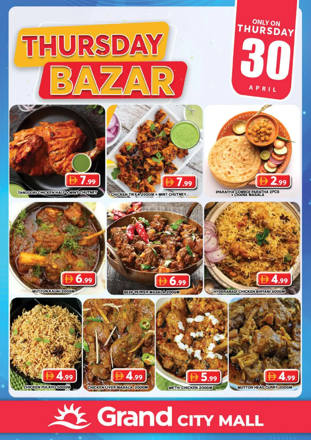 UAE - Dubai Grand Hyper Market offers in D4D Online. Thursday Bazar. . Only On 30th April