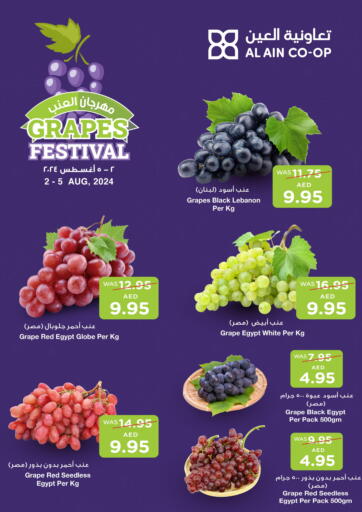 UAE - Al Ain Al-Ain Co-op Society offers in D4D Online. Grapes Festival. . Till 5th August