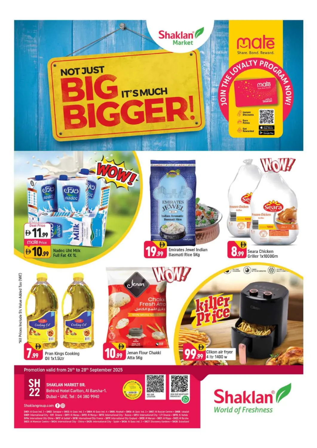UAE - Dubai Shaklan  offers in D4D Online. Al Barsha-1,Dubai. . Till 28th September