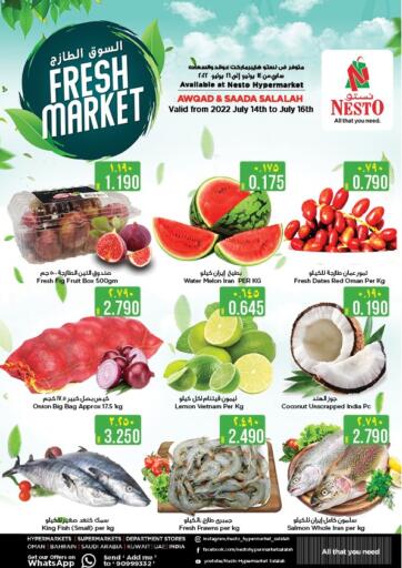 Oman - Sohar Nesto Hyper Market   offers in D4D Online. Fresh Market. . Till 16th July