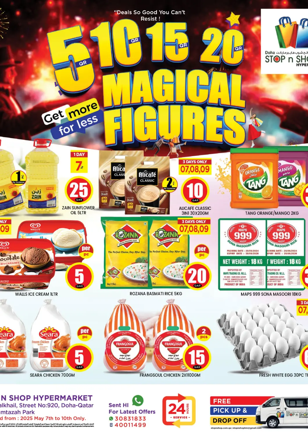 Qatar - Doha Doha Stop n Shop Hypermarket offers in D4D Online. Magical Figures. . Till 10th May