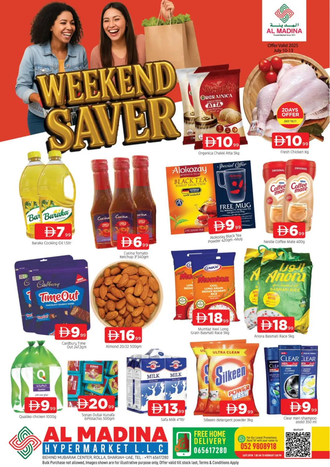 UAE - Sharjah / Ajman AL MADINA offers in D4D Online. Rolla, Sharjah. . Till 13th July