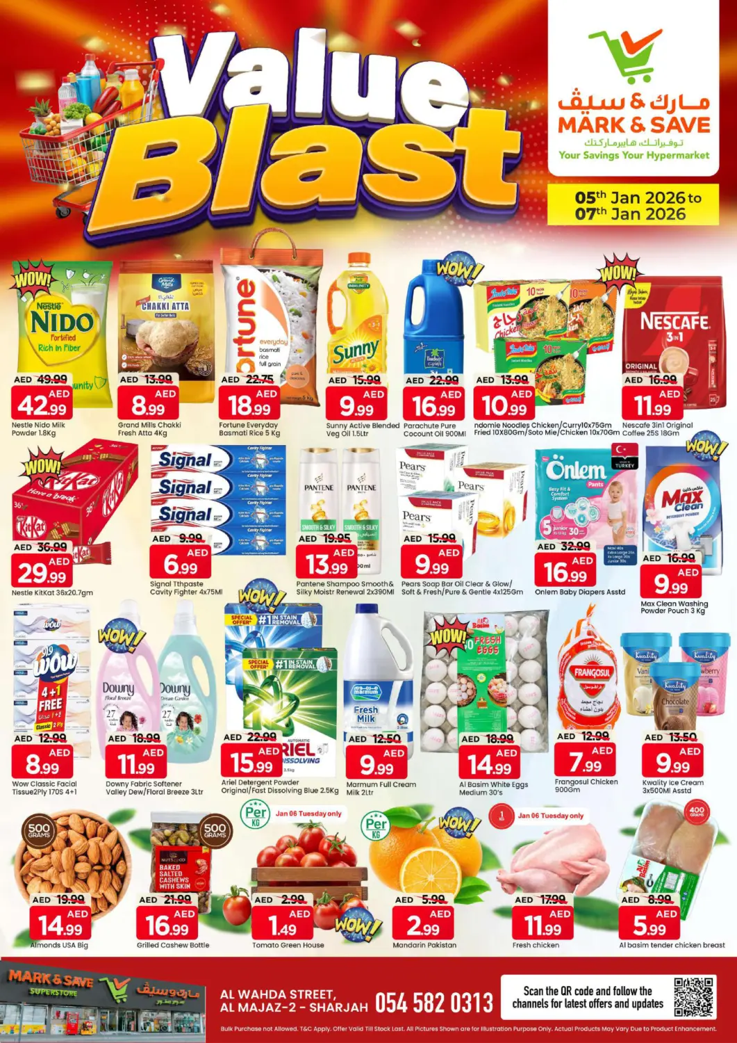 UAE - Sharjah / Ajman Mark & Save offers in D4D Online. Al Wahda Street - Sharjah. . Till 7th January