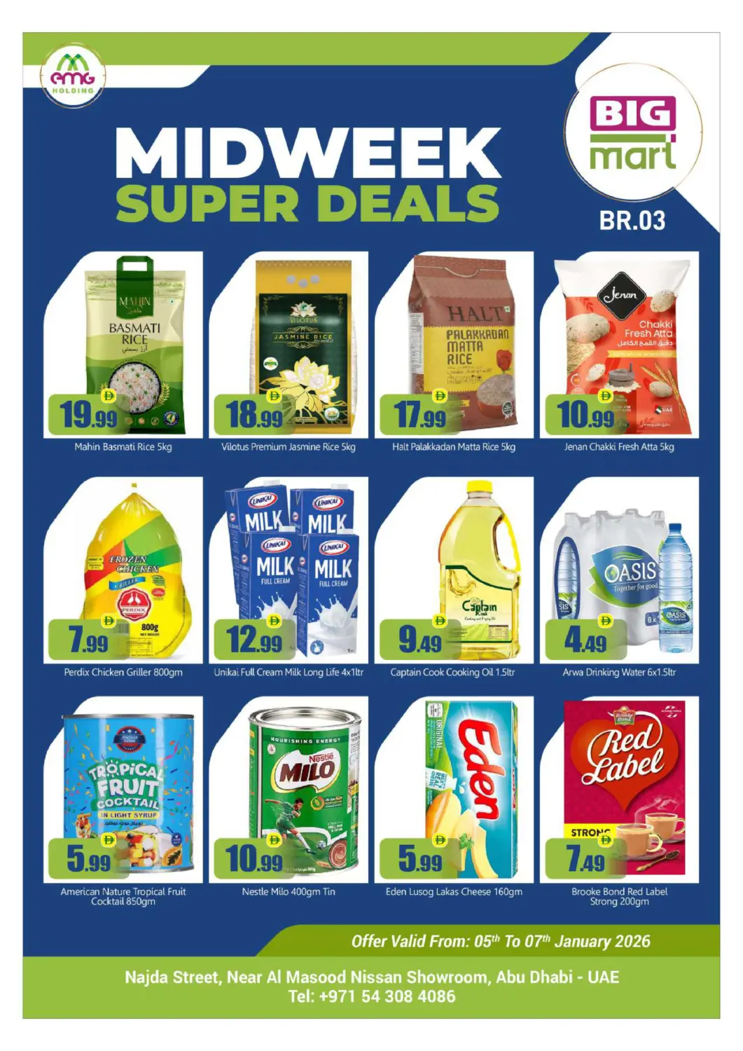 UAE - Abu Dhabi BIGmart offers in D4D Online. Najda Street, Abu Dhabi. . Till 7th January