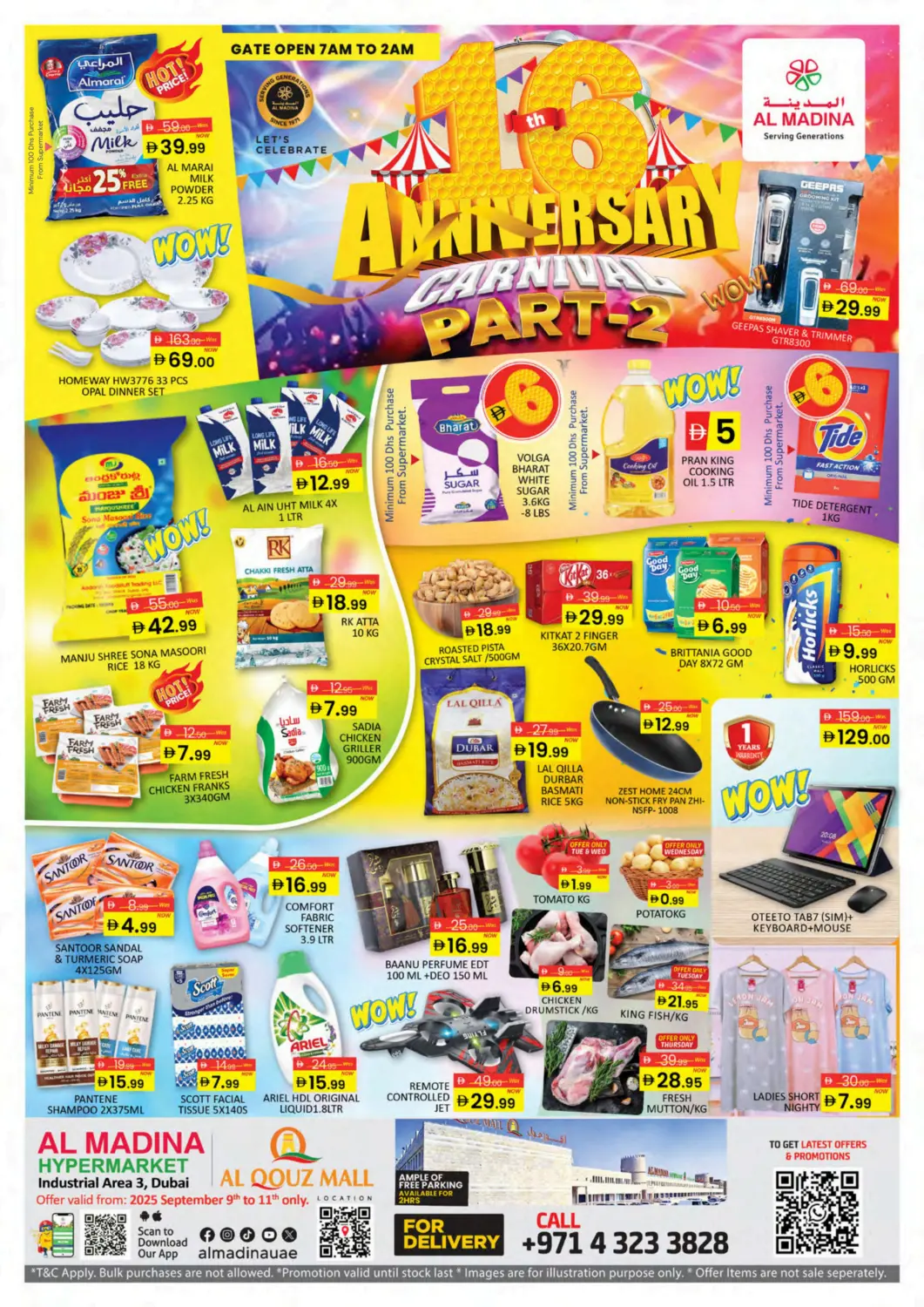 UAE - Dubai Al Madina  offers in D4D Online. Al Quoz Mall Ind Area 3, Dubai. . Till 11th September