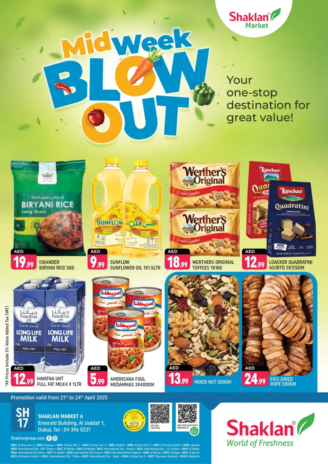 UAE - Dubai Shaklan  offers in D4D Online. Al Jaddaf, Dubai. . Till 24th April