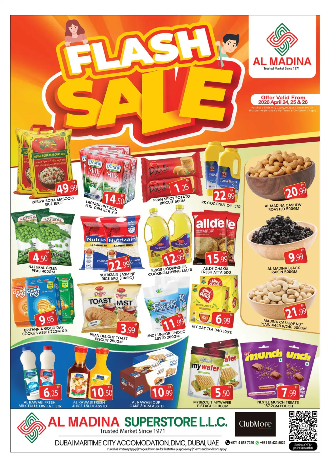 UAE - Dubai AL MADINA (Dubai) offers in D4D Online. Dubai Maritime City. . Till 26th April