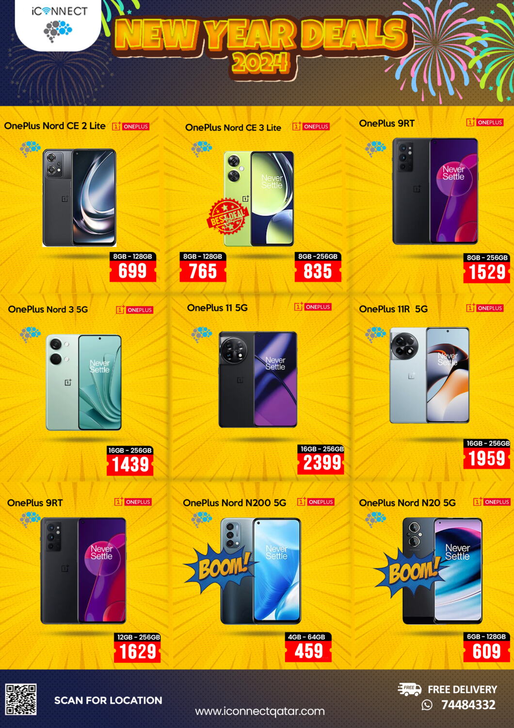 iCONNECT New Year Deals 2024 in Qatar Doha. Till 3rd January