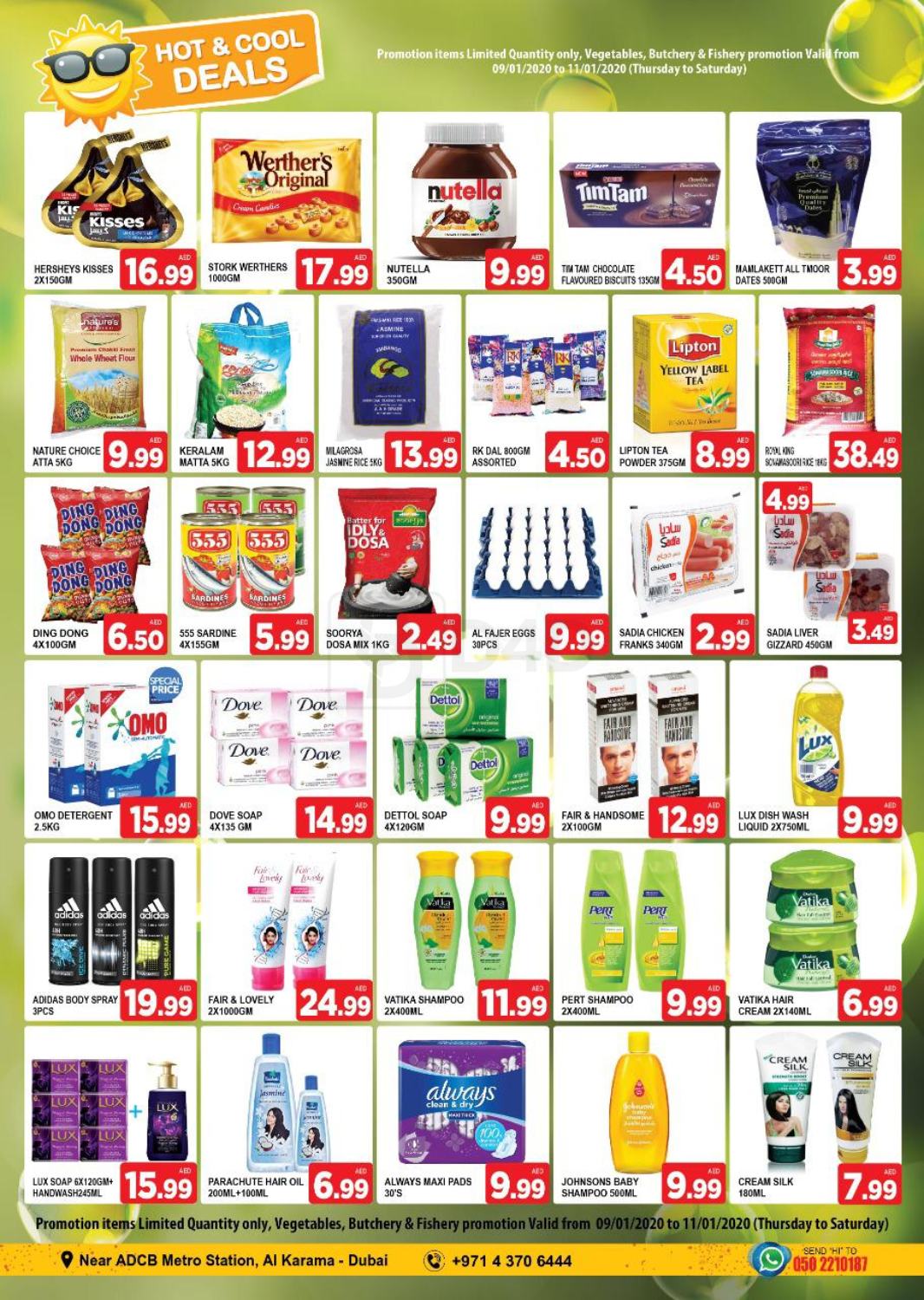 M-City Mart Hypermarket Hot & Cool Deals in UAE - Dubai. Till 11th January