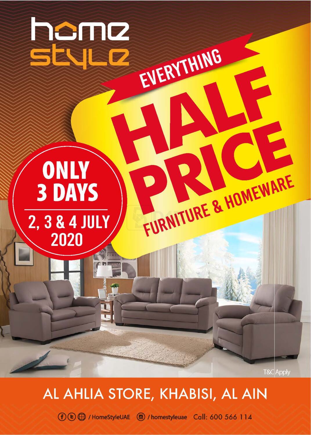 Furniture half deals price