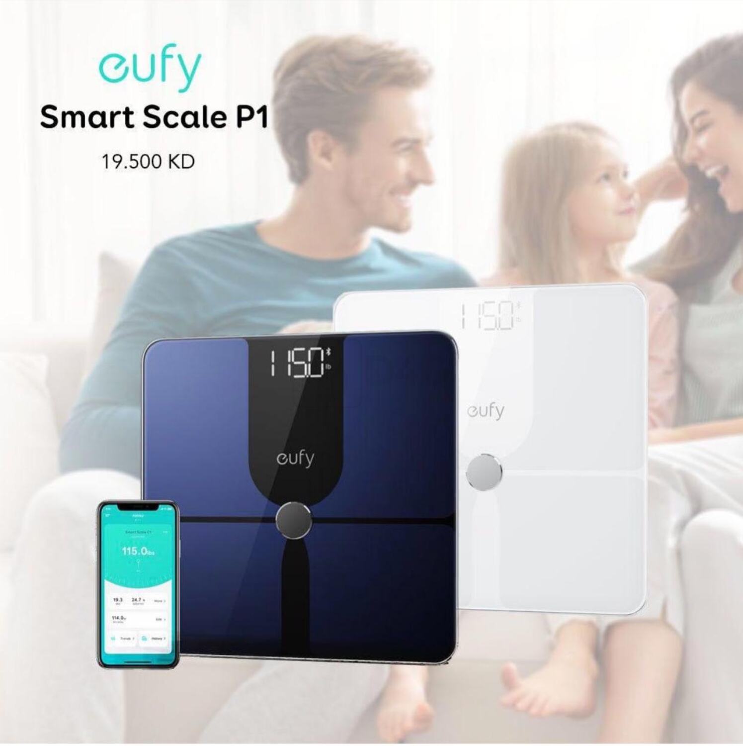 Buy Eufy Smart Scale P1 -Black Online