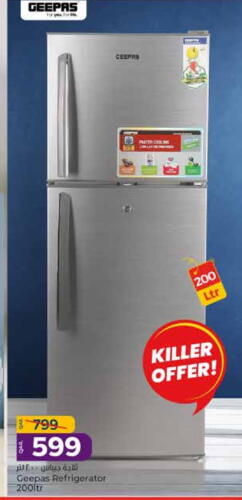 GEEPAS Refrigerator available at Paris Hypermarket in Qatar - Doha