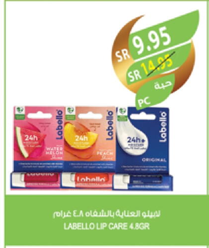 LABELLO Lip care available at Farm  in KSA, Saudi Arabia, Saudi - Jubail