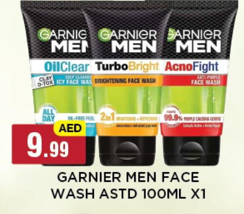 GARNIER Face Wash available at Azhar Al Madina Hypermarket in UAE - Abu Dhabi