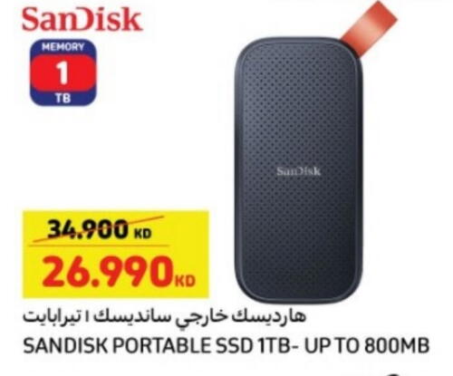 SANDISK Hard disk  in Carrefour in Kuwait - Ahmadi Governorate