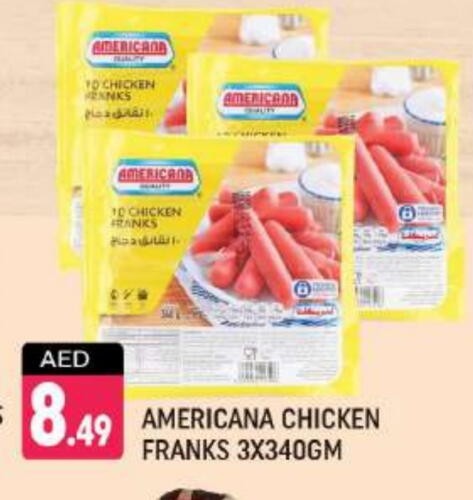 AMERICANA Chicken Franks available at Shaklan  in UAE - Dubai