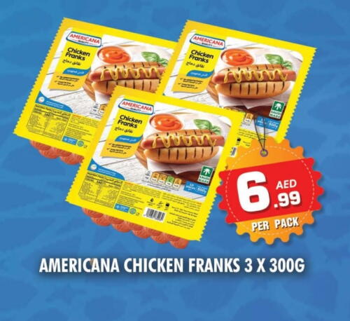 AMERICANA Chicken Franks available at NIGHT TO NIGHT DEPARTMENT STORE in UAE - Sharjah / Ajman