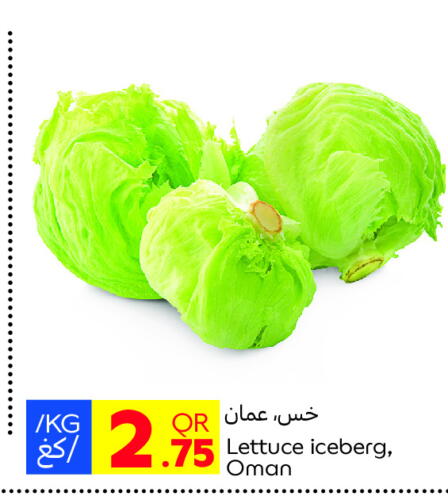 Lettuce from Oman available at Carrefour in Qatar - Umm Salal