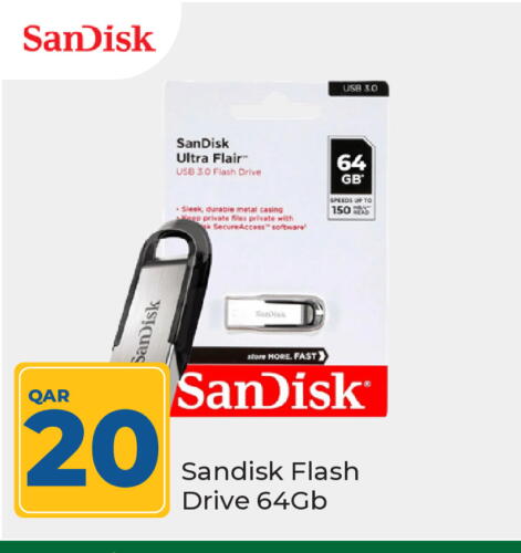 SANDISK Flash Drive available at Paris Hypermarket in Qatar - Al-Shahaniya