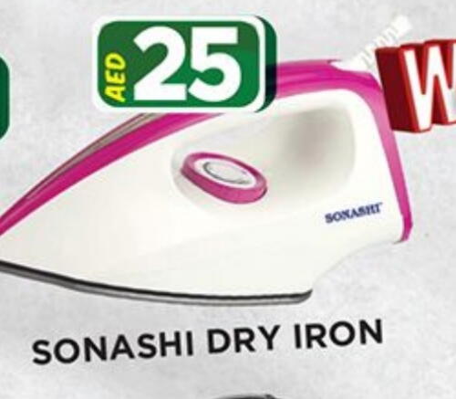 SONASHI Ironbox available at Ainas Al madina hypermarket in UAE - Sharjah / Ajman