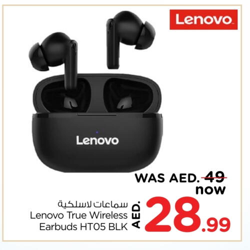 LENOVO Earphone available at Nesto Hypermarket in UAE - Sharjah / Ajman