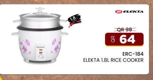 ELEKTA Rice Cooker available at Bin Saif Electronics  in Qatar - Al Wakra