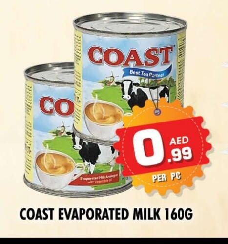 Evaporated Milk available at NIGHT TO NIGHT DEPARTMENT STORE in UAE - Sharjah / Ajman