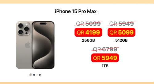 APPLE iPhone 15  in Starlink in Qatar - Al-Shahaniya