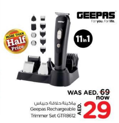 GEEPAS Hair Remover   in Nesto Hypermarket in UAE - Sharjah / Ajman