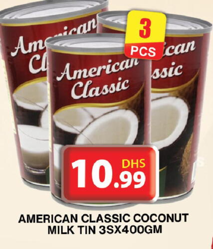 AMERICAN CLASSIC Coconut Milk available at Grand Hyper Market in UAE - Dubai