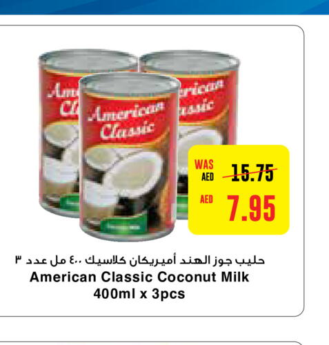 AMERICAN CLASSIC Coconut Milk  in Abu Dhabi COOP in UAE - Abu Dhabi