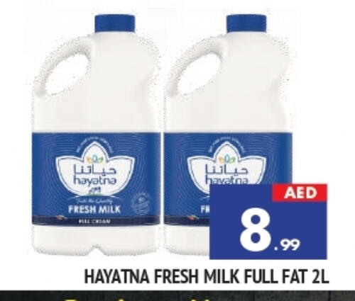 HAYATNA Fresh Milk available at AL MADINA in UAE - Sharjah / Ajman