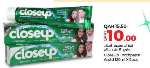 CLOSE UP Toothpaste  in LuLu Hypermarket in Qatar - Al-Shahaniya