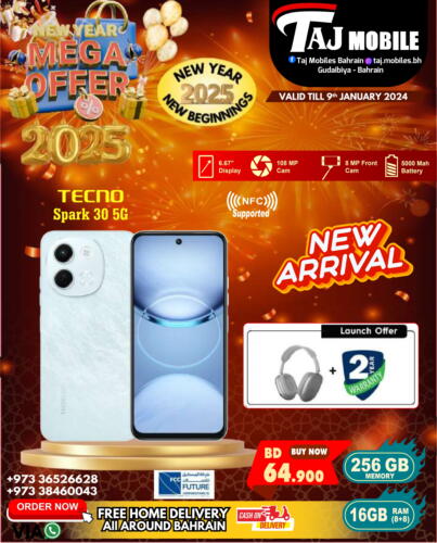 TECNO available at Taj Mobiles in Bahrain