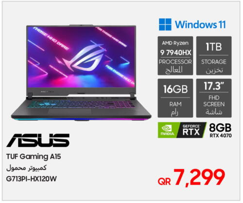 ASUS Laptop available at Techno Blue in Qatar - Al Rayyan