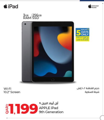 APPLE iPad available at LuLu Hypermarket in Qatar - Doha