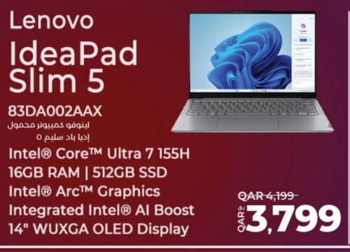 LENOVO Laptop available at LuLu Hypermarket in Qatar - Al Khor