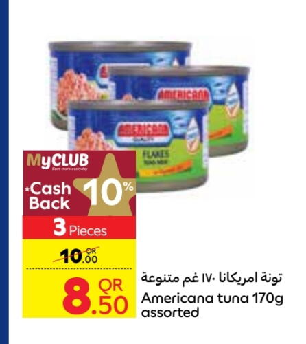 AMERICANA Tuna - Canned available at Carrefour in Qatar - Al Daayen